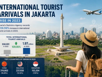 BPS DKI Jakarta Catat Lonjakan Signifikan Kunjungan Wisatawan Mancanegara Sepanjang 2023